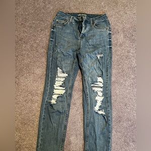 Light, wild fable mom jeans